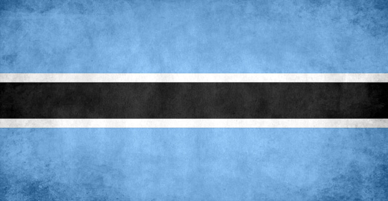 Drapeau Botswana